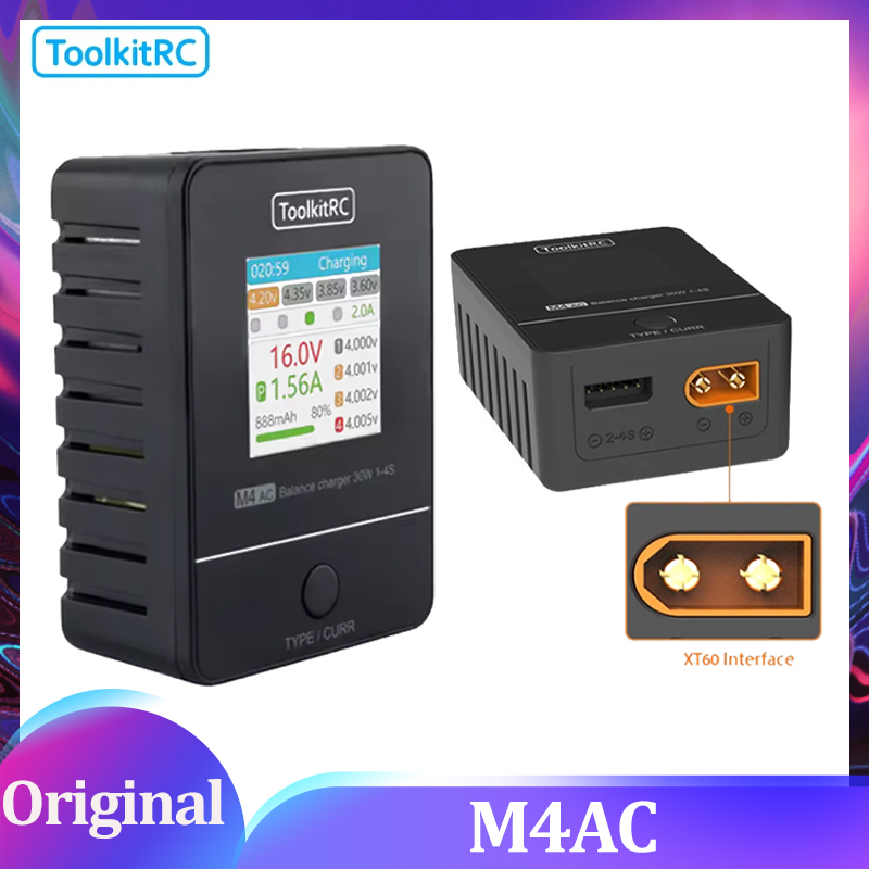 ToolkitRC M4AC 30W LCD Screen  – Drone Racing Charger Bewertung und Preis