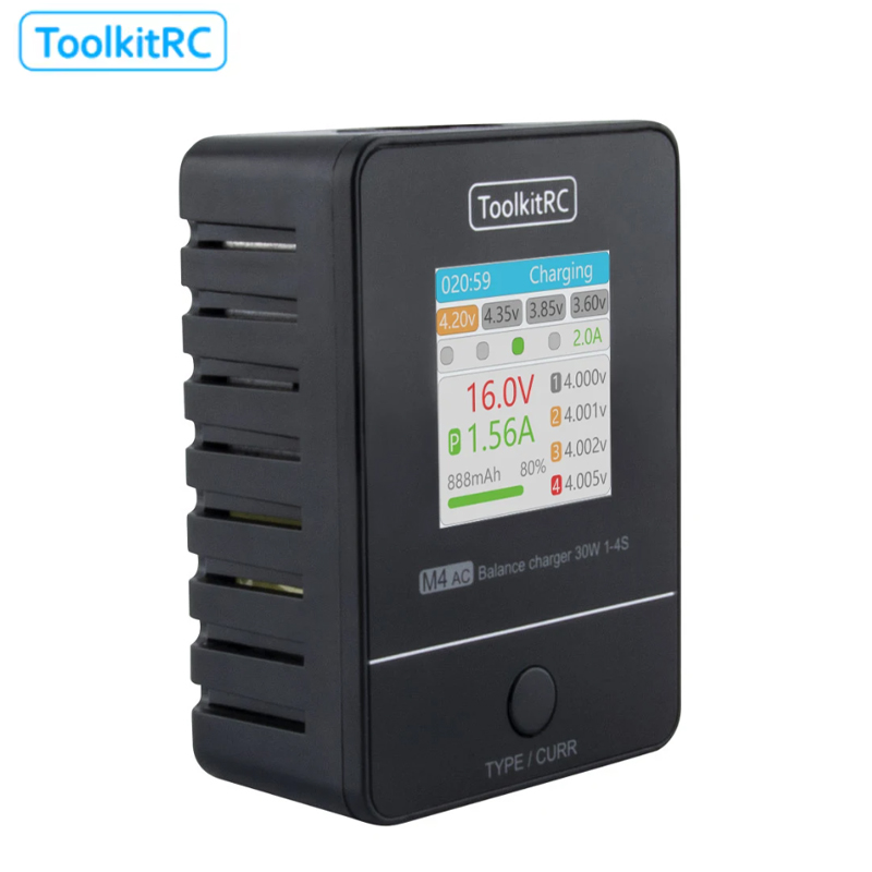 ToolkitRC M4AC 30W LCD Screen  – Drone Racing Charger Bewertung und Preis