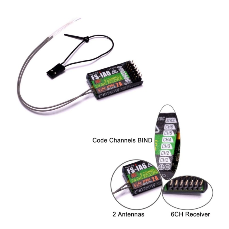 Flysky FS-IA6 Receiver 6CH Dua – Drone Racing Receiver Bewertung und Preis