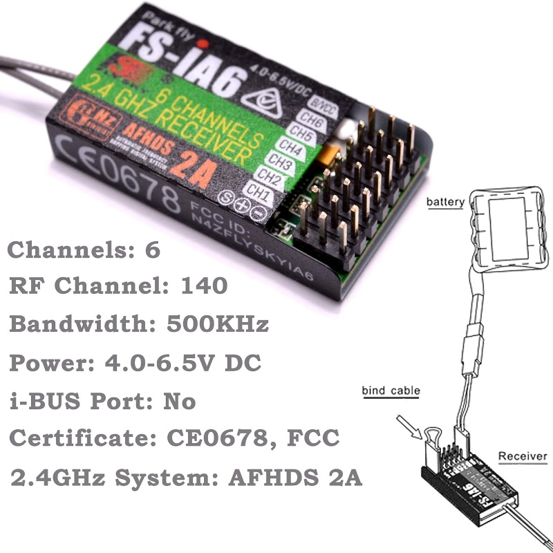 Flysky FS-IA6 Receiver 6CH Dua – Drone Racing Receiver Bewertung und Preis