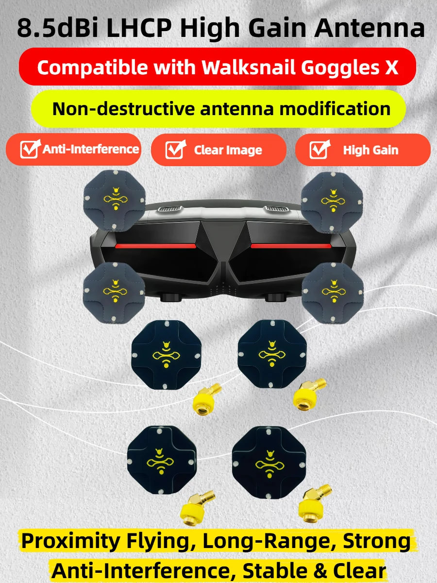 8.5dBi High Gain LHCP 5.8GHz D – Drone Racing Goggles Bewertung und Preis