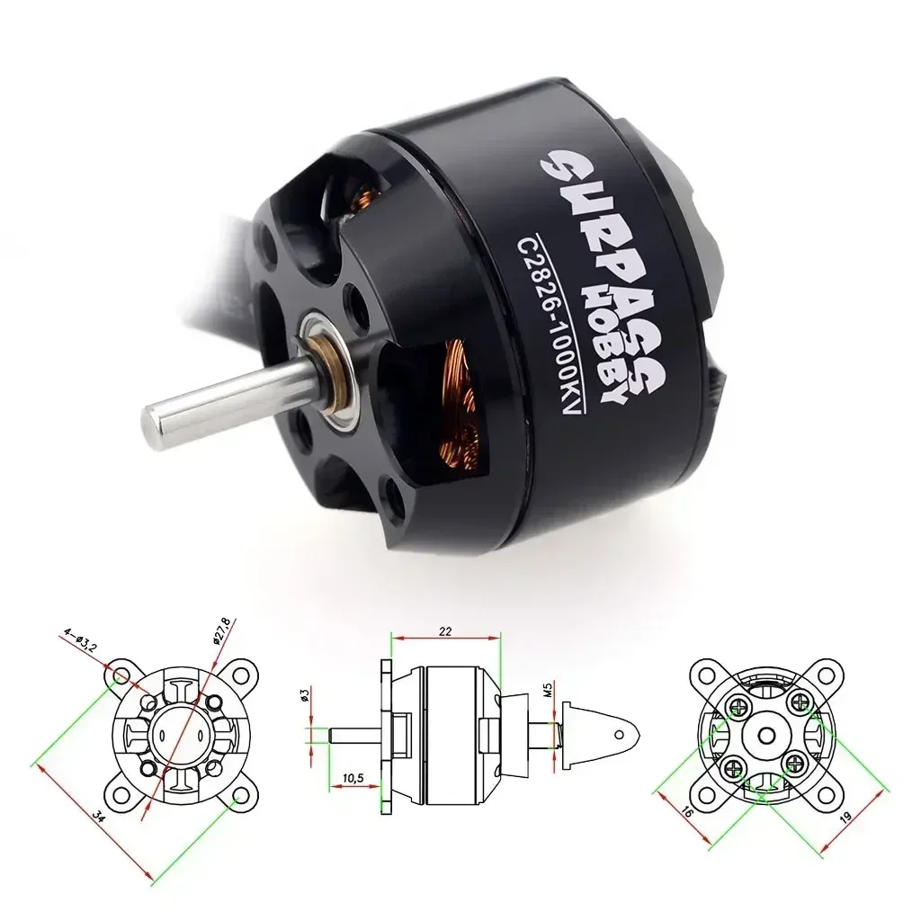 Surpass Hobby 2826 1000KV 1350 – Drone Racing Esc Bewertung und Preis