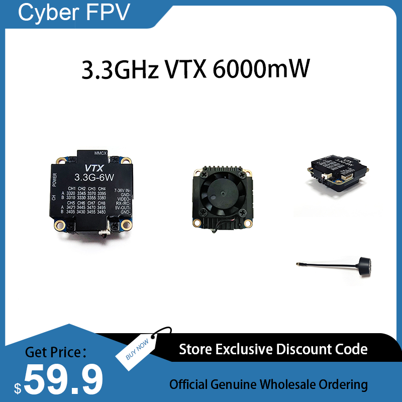3.3GHz VTX 6W Video Transmitte – Drone Racing Goggles Bewertung und Preis