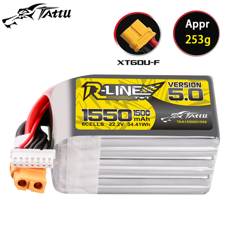 TATTU-R-LINE 5.0 22.2V 1550mAh – Drone Racing Battery Bewertung und Preis