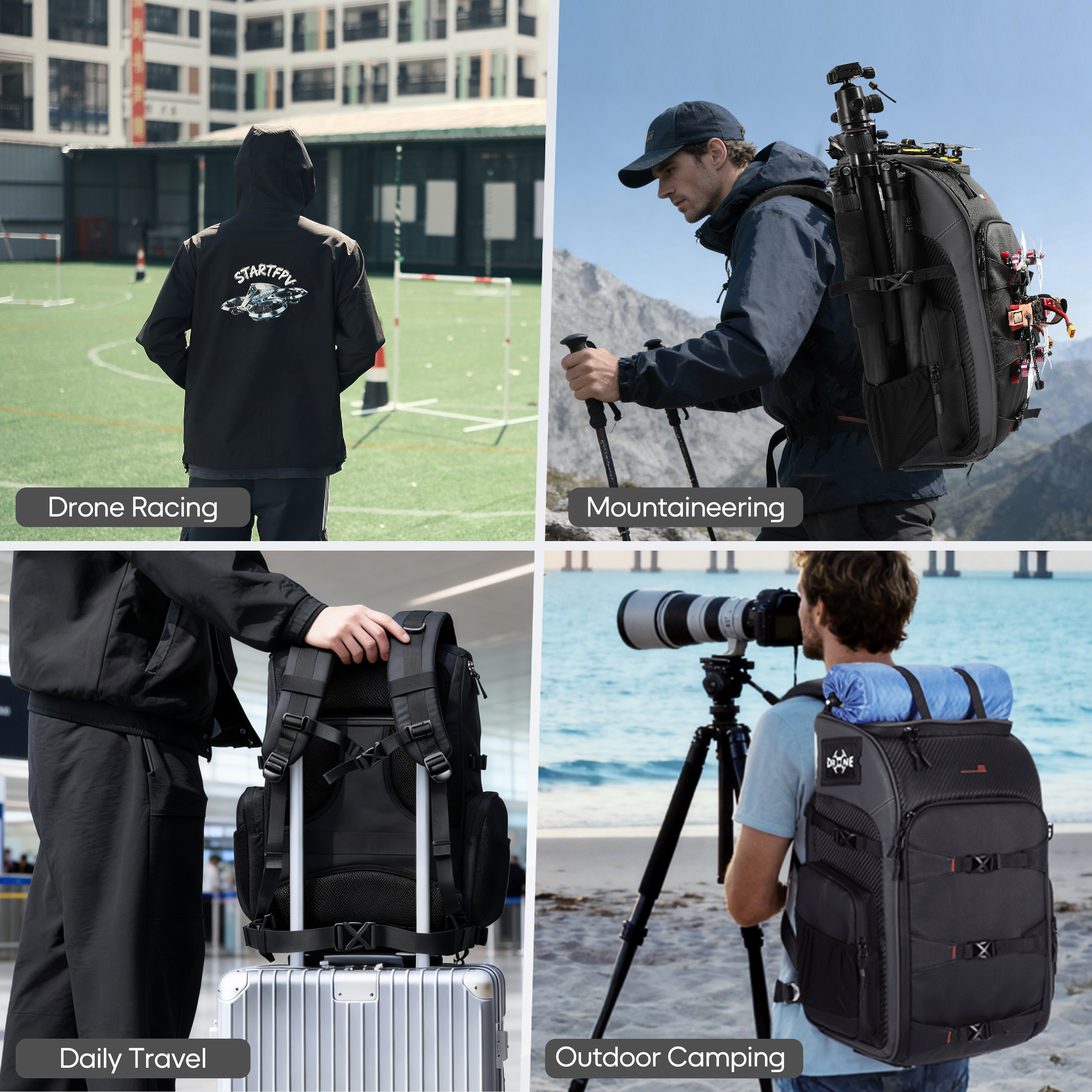 FPV Drone Backpack 40L Profess – Drone Racing Goggles Bewertung und Preis