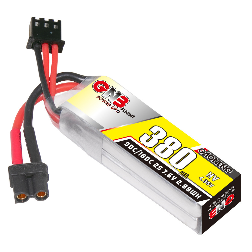GNB 2S 7.6V 380mAh 90C/180C Li – Drone Racing Battery Bewertung und Preis