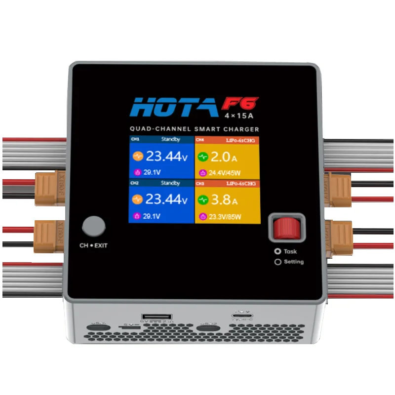 F6 4-Channel Smart Balance Cha – Drone Racing Charger Bewertung und Preis