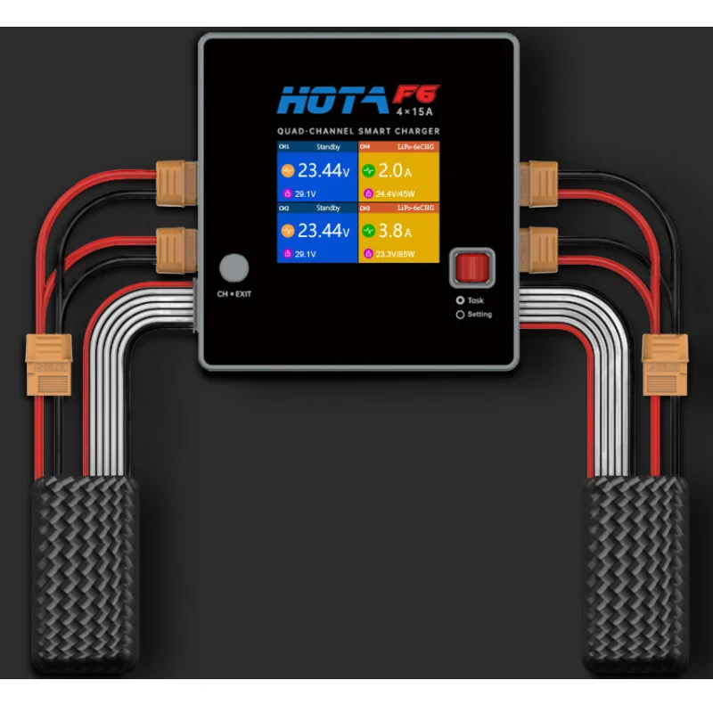 F6 4-Channel Smart Balance Cha – Drone Racing Charger Bewertung und Preis