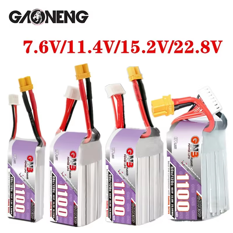 GNB 1100mAh 2S 3S 4S 6S 60C/12 – Drone Racing Battery Bewertung und Preis