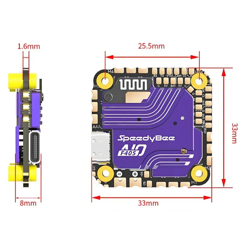 SpeedyBee F405 AIO Flight Cont – Drone Racing Esc Bewertung und Preis