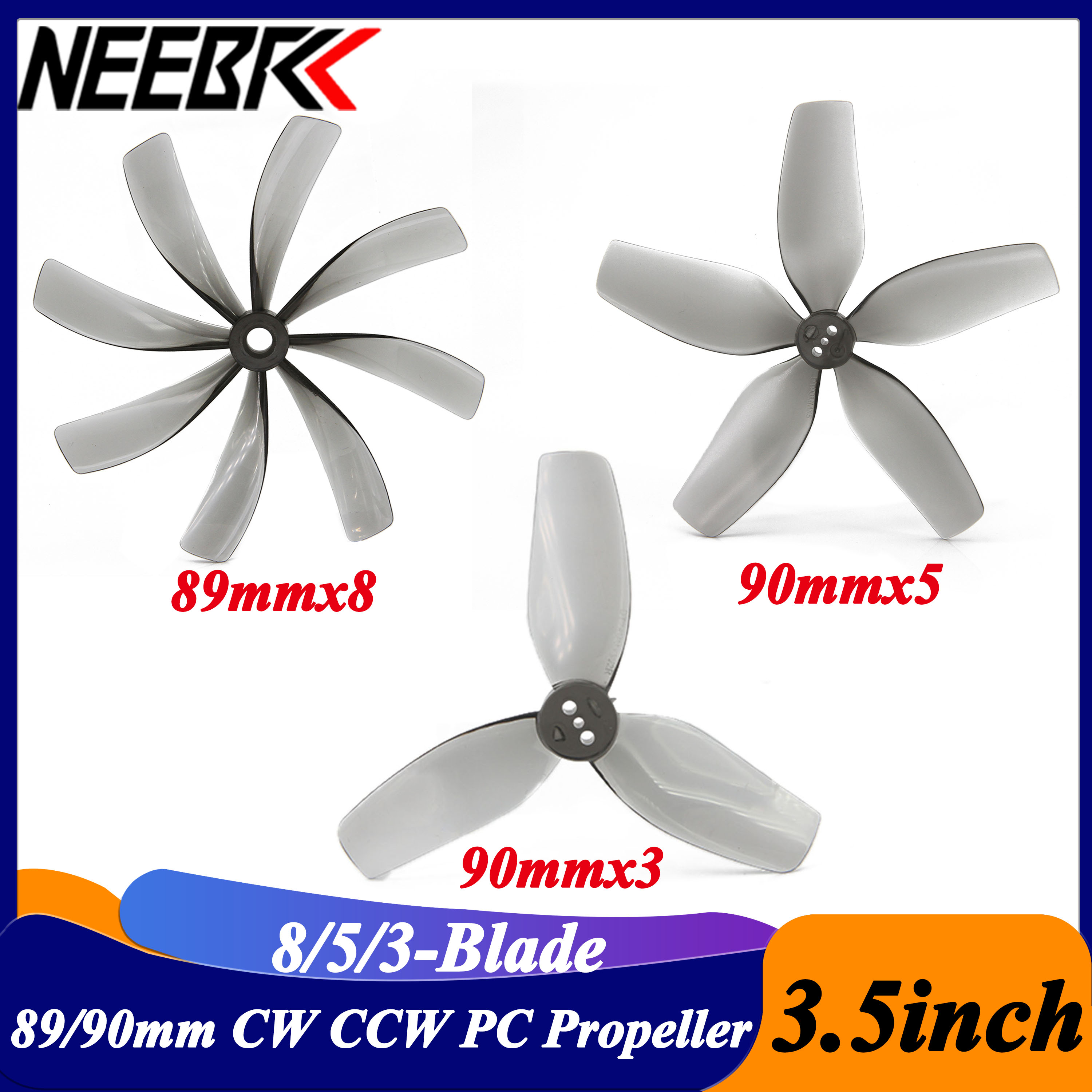 2Pairs 3.5inch 89x8 90x5 90x3  – Drone Racing Frame Bewertung und Preis