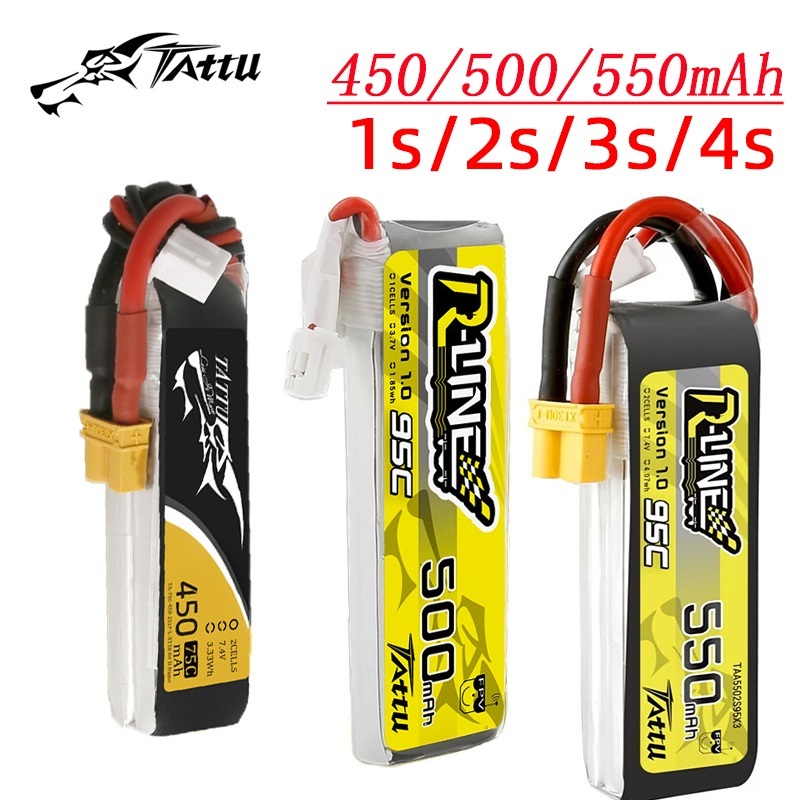3Pcs NEW TATTU 450/500/550mAh  – Drone Racing Battery Bewertung und Preis