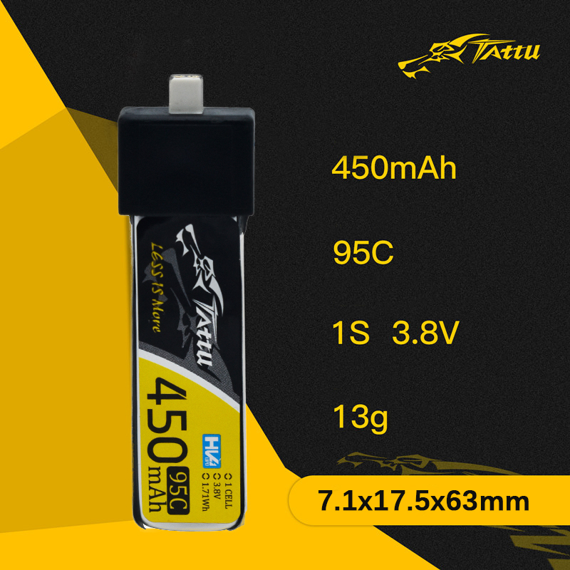 3Pcs NEW TATTU 450/500/550mAh  – Drone Racing Battery Bewertung und Preis
