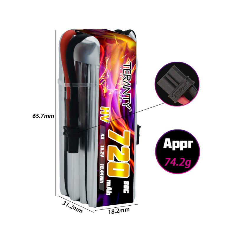 TERANTY 720mAh 4S 15.2V HV Lip – Drone Racing Battery Bewertung und Preis
