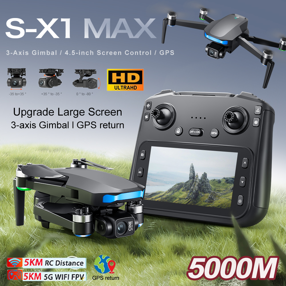 New S-X1 MAX Drone GPS 8K Prof – Drone Racing Camera Bewertung und Preis